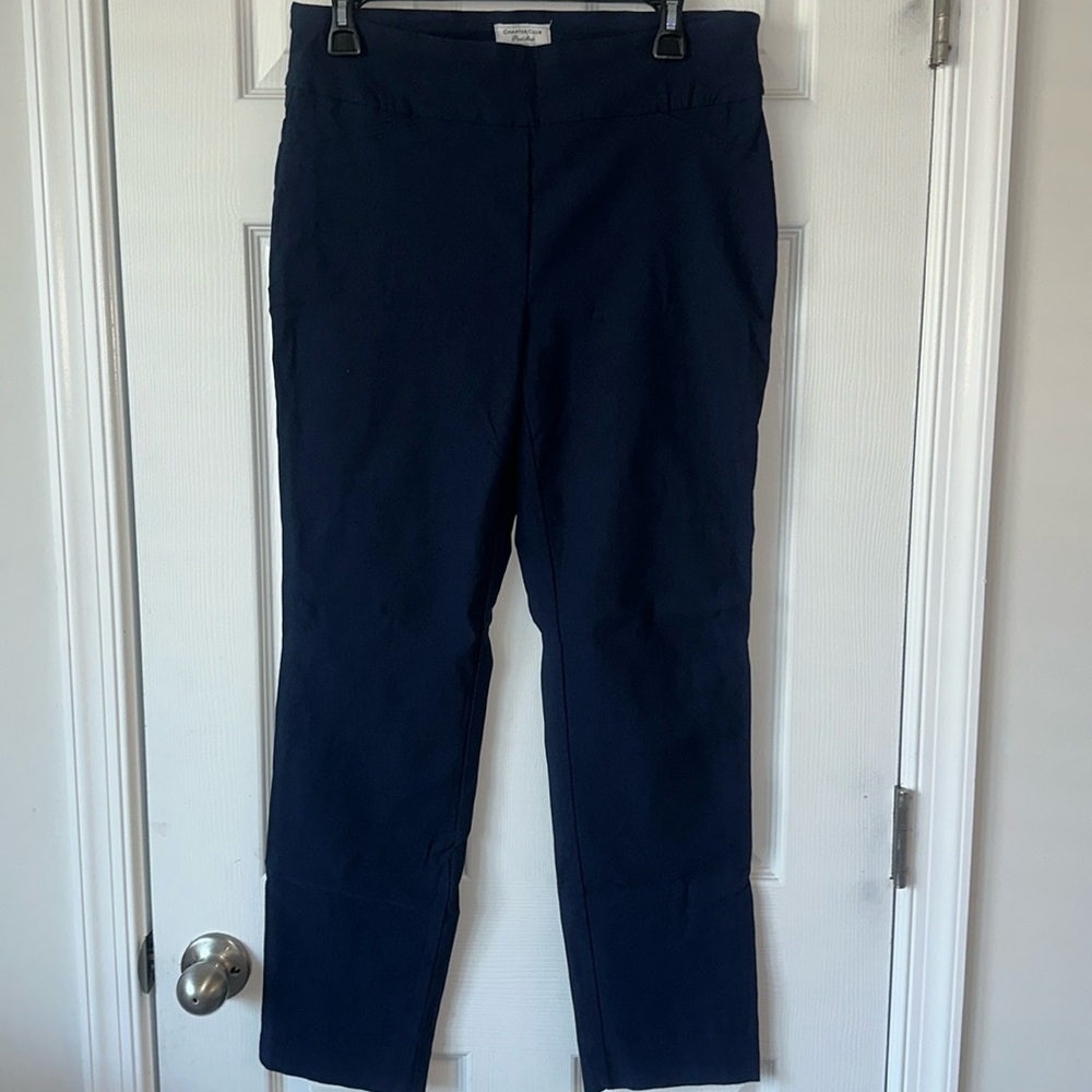 Charter club hand shop classic fit women leggings size 10 good condition
